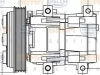 Compresor clima FORD MONDEO I GBP HELLA 8FK351113101 PieseDeTop