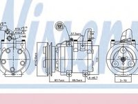 Compresor clima FORD RANGER ES ET NISSENS 890059