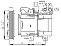 Compresor clima HYUNDAI COUPE RD NRF 32444