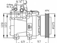 Compresor clima HYUNDAI COUPE RD NRF 32445G
