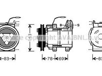 Compresor clima HYUNDAI GALLOPER II JK-01 AVA HYK124