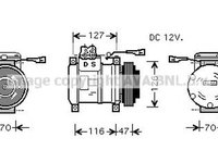 Compresor clima IVECO DAILY III platou sasiu AVA IVK077