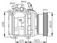 Compresor clima KIA CERATO LD NRF 32438G