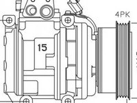 Compresor clima KIA CERATO limuzina LD NRF 32438G PieseDeTop