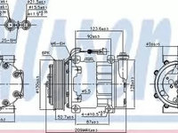 Compresor clima LANCIA DEDRA SW 835 NISSENS 89120 PieseDeTop