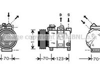 Compresor clima LANCIA LYBRA 839AX AVA LK016 PieseDeTop