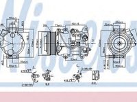 Compresor clima LEXUS IS II GSE2 ALE2 USE2 NISSENS 890141