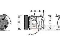 Compresor clima MAZDA 323 P V BA VAN WEZEL 2700K007 PieseDeTop