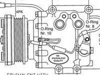 Compresor clima MAZDA 323 S V BA NRF 32236 PieseDeTop