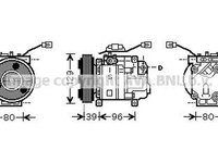 Compresor clima MAZDA DEMIO DW AVA MZK200