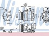 Compresor clima MERCEDES-BENZ C-CLASS T-Model S203 NISSENS 89033