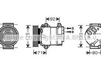 Compresor clima NISSAN ALMERA II N16 AVA RTK441