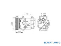 Compresor clima Nissan ALMERA Mk II (N16) 2000-2016 #2 1139026