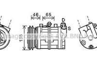 Compresor clima NISSAN PATROL GR V Wagon Y61 AVA DNK341