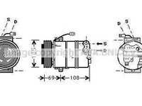 Compresor clima OPEL AGILA A H00 AVA OLK373