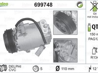 Compresor clima OPEL ASTRA G cupe F07 VALEO 699748