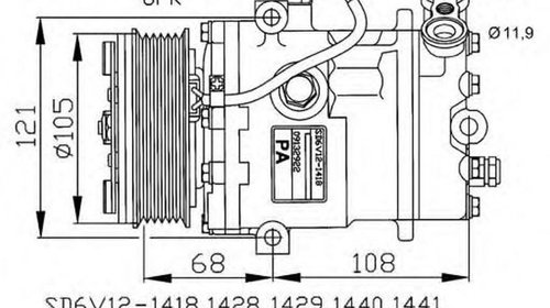 Compresor clima OPEL ASTRA G hatchback F48 F0