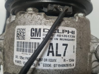 Compresor clima Opel Astra J, Meriva B, Zafira C 1.4 Turbo 13450515, Ident: AL7