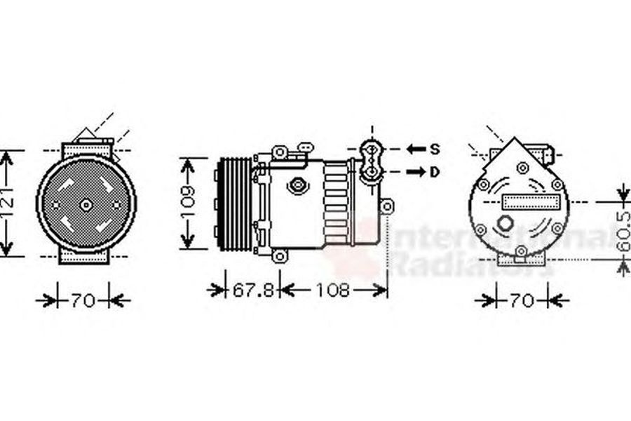 Compresor clima OPEL CORSA C F08 F68 VAN WEZEL 3700K377