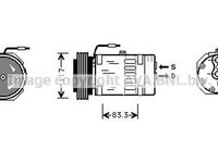 Compresor clima OPEL MOVANO caroserie F9 AVA RTK403