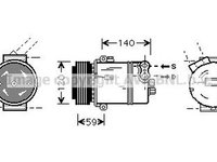 Compresor clima OPEL VECTRA B combi 31 AVA OLK409