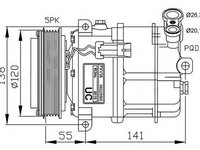 Compresor clima OPEL VECTRA C combi NRF 32313G