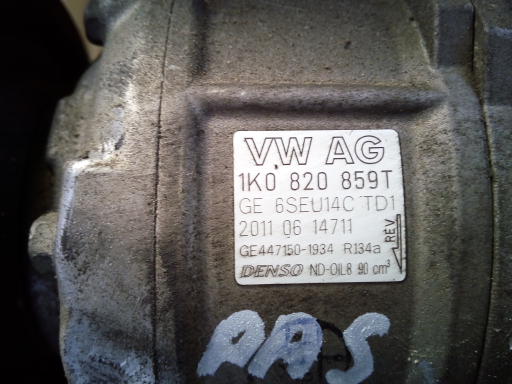 Compresor clima passat.2012 cod 1k0820859T ; 1,4 ,T,B