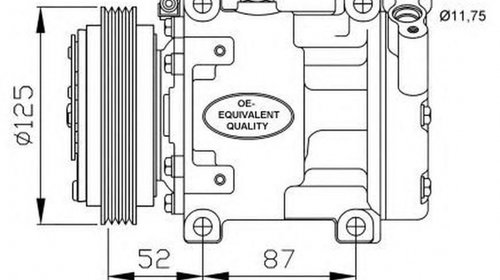 Compresor clima RENAULT CLIO II BB0 1 2 CB0 1