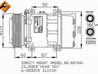 Compresor clima RENAULT KANGOO KC0 1 NRF 32170G