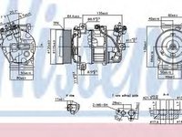 Compresor clima RENAULT MEGANE III hatchback BZ0 NISSENS 890126