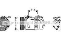 Compresor clima SEAT ALHAMBRA 7V8 7V9 AVA FDK321