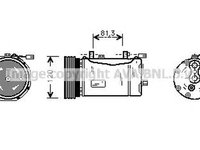 Compresor clima SEAT ALHAMBRA 7V8 7V9 AVA VWK172