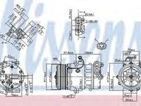 Compresor clima SUZUKI SWIFT III MZ EZ NISSENS 890388