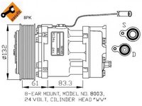 Compresor clima VOLVO FH 12 NRF 32753G