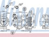 Compresor clima VOLVO S80 II AS NISSENS 89350