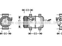 Compresor clima VOLVO XC70 CROSS COUNTRY AVA VOK120