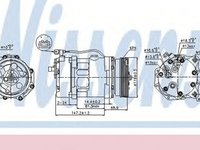 Compresor clima VW BORA 1J2 NISSENS 89025