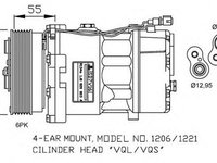 Compresor clima VW BORA 1J2 NRF 32064G