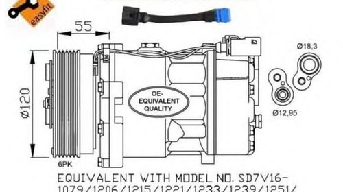 Compresor clima VW BORA combi 1J6 NRF 32064