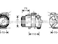 Compresor clima VW GOLF IV 1J1 AVA SK018