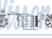 Compresor clima VW GOLF IV Variant 1J5 NISSENS 89224 PieseDeTop