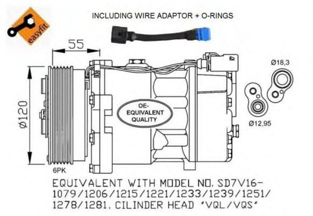 Compresor clima VW NEW BEETLE 9C1 1C1 NRF 32064
