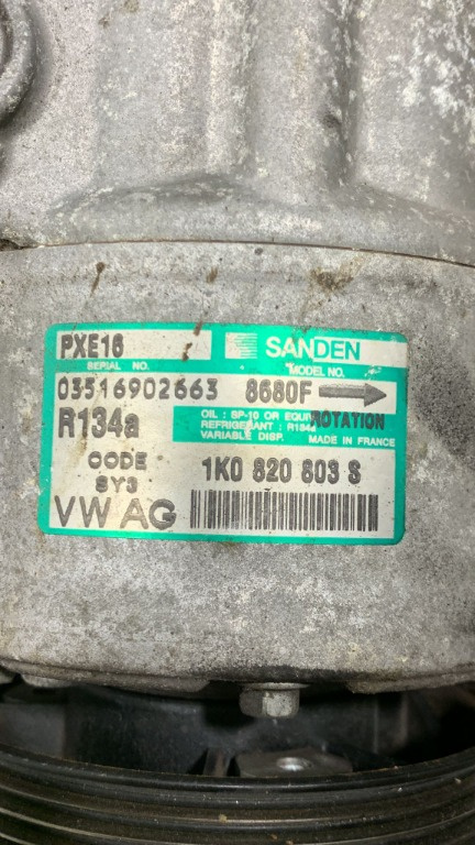 COMPRESOR CLIMA VW PASSAT B6 2006 2.0 TD