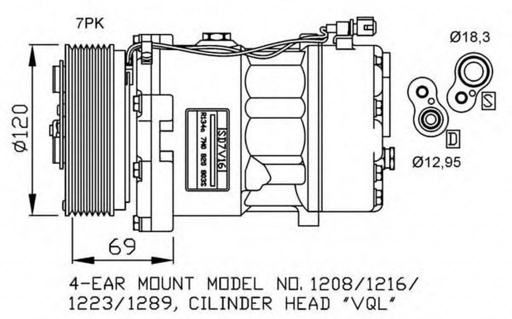 Compresor clima VW PASSAT Variant 3A5 35I NRF 3226