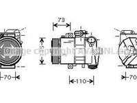 Compresor clima VW POLO 6R 6C AVA VWK240