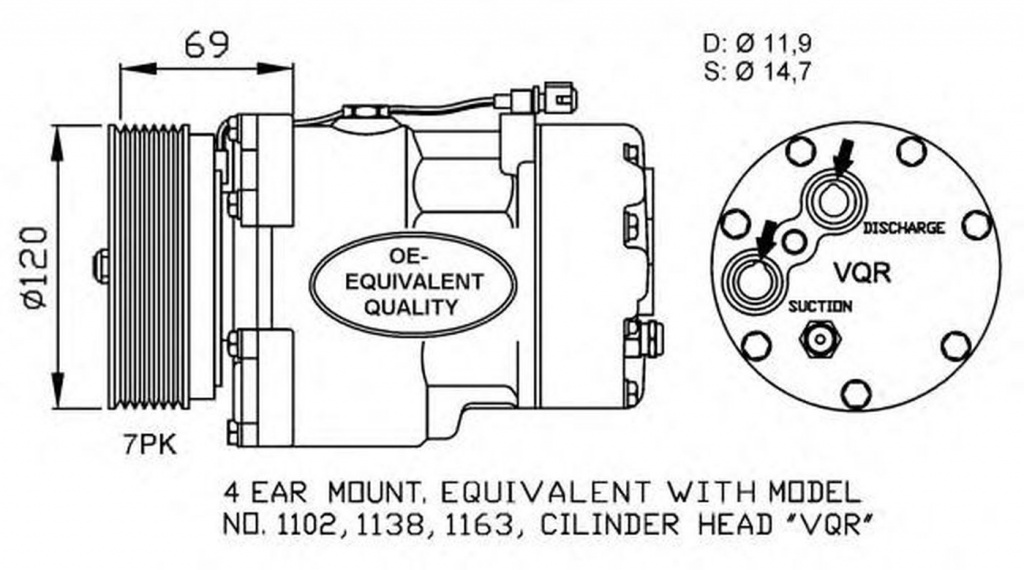 Compresor clima VW VENTO 1H2 NRF 32228