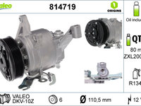 Compresor, climatizare (814719 VALEO) SUBARU