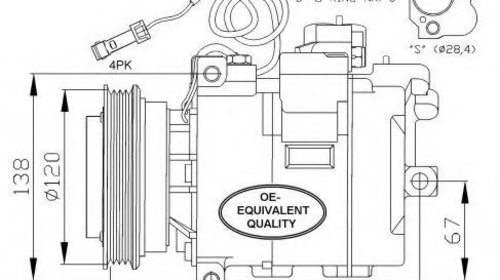 Compresor, climatizare AUDI A4 (8D2, B5) (199