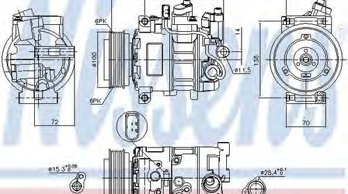 Compresor, climatizare AUDI A4 (8E2, B6) (200