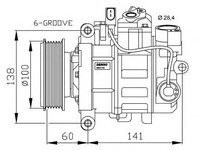 Compresor climatizare AUDI A4 Avant (8E5, B6) - Cod intern: W20138759 - LIVRARE DIN STOC in 24 ore!!!